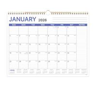 Wall Calendar 2026-2026 Calendar Wall from Jan. 2026 to Dec. 2026, 12 Monthly Calendar with Large Ruled Blocks and Julian Dates, 11.5''x14.5''