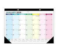 Wall Calendar 2026-2027,18 Monthly A3 Wall Family Calendar Jan 2026- Jul 2027, 120Gsm Thick Paper with Julian Dates,Large Ruled Blocks Perfect for Planning Home or Office,Holiday Reminder (EURO STY)