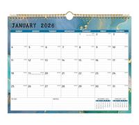 Wall Calendar 2026-2027 - 2 Year Calendar 2026-2027, Jan 2026 - Dec 2027, 14.57 x 11.42 In, 2026 Calendar 24 Months, Monthly Calendar 2026, with Ruled Blocks, Thick Paper, Holidays, To-do List ＆ Notes