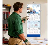 Wall Calendar 2026-2027 - 3 Month Planning Calendar For | Vertical Hanging Calendar For The Wall, Study Room Living Room Bedroom Art Studio