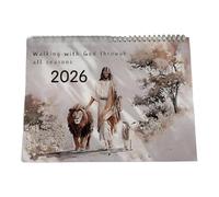 Wall Calendar 2026, Art Monthly " Hear Him " Art Paintings Countdown for the Birth of