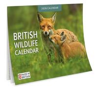 Wall Calendar 2026 British Wildlife for Nature Lovers UK Calendar A3 Month to View Features 12 High Resolution Images Gifts Birthday Presents