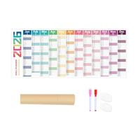 Wall Calendar 2026 - Easy Organization and Planning | Large Family Planner | For Home, Office and Classroom, Sustainable Thick Paper, 12 Months, Annual Summary