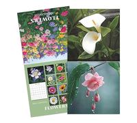 Wall Calendar 2026 - Flower Theme Planner Calendar,12-Month Schedule Planning Supplies for Artists Students Nature Lovers Bedroom Living Room Office Classroom