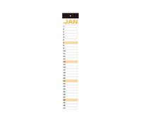 Wall Calendar 2026 - Large Calendar Planner 12 Month | Long Monthly and Yearly Calendar for Time Management, Organizing Christmas, New Year, Home Office, School