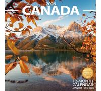 Wall Calendar 2026 Planner Calendar - CANADA Hangable Monthly Wall Calendar with Large Blocks for Organizing & Planning, Academic Schedule, Home, Office & family, Thick & Sturdy Paper (12"x24" Open)