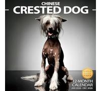 Wall Calendar 2026 Planner Calendar - Chinese Crested Dog Hangable Monthly Wall Calendar with Large Blocks for Organizing & Planning, Academic Schedule, Home, Office & family, Thick & Sturdy Paper (12