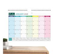 Wall Calendar 2026 | Thick Paper with Holidays Notes | January 2026 to June 2027 Desk Calendar for Wall Decor for Appointments School Planning Home School Family