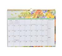 Wall Calendar 2026 to 2027 - Monthly Planner with Two-Wire Binding, Large Wall Calendar for 18 Months 2026-2027, for Office, Daily Lessons, School, Work, Home and New Year Planning