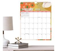 Wall Calendar 2026 - Weekly and Monthly Planner with Thick Paper - January-December 2026 Wall Calendar, for Home Office School Apartment Family Appointment Academic Agenda