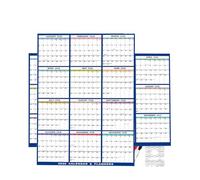 Wall Calendar 2026 Year Planner Erasable Double-Sided Yearly Wall Planner 24 X 36 In Wet & Dry Erase Laminated 12 Month Annual Yearly Wall Calendar For Home Company School