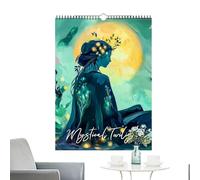 Wall Calendar 2026 | Yearly Calendar Annual Planner for Wall - Monthly Planner with Mystical Twilight Elements Decoration for Desk Desktop Fridge Home School Classroom Teacher Kids Family