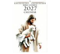 Wall Calendar 2027 Christian Bible Stories Calendar Wall Decor