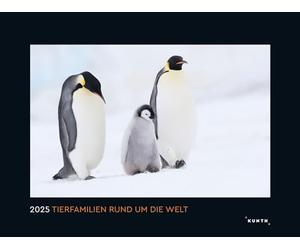 Wall Calendar Animal Families Around the World 2025