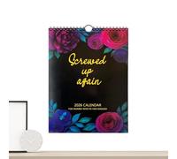 Wall Calendar - Decoration and Programming Organizer with Lock | Yearly Calendar and Wall Planner | for Family, Teachers, Interiors, School, Classroom, Offices, Home and Frigor