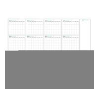 Wall Calendar Erasable - Reusable Wall Planner | Monthly Calendar Whiteboard | Large Erasable Disk, Writable Scheduling Organizer, Flexible Planning Table For Office, Classroom And Evene