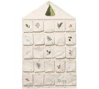Wall calendar Fabelab Yule Greens embroidery Beige TU