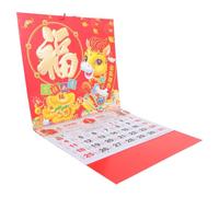 Wall Calendar for Office and Commercial Spaces, Red Paper
