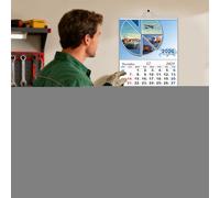 Wall Calendar For The Year 2026 | 3 Month Agenda & Schedules Planner - Wall Hanging Calendar | For Kids Friends Kitchen Study Bedroom Art Studio