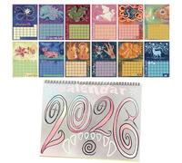 Wall Calendar for the Year 2026 - Aesthetic Planner, Calendar Planner for the New Year - for Home, Workplace, Apartment, Home, Bedroom, Living Room, School, Nursery,