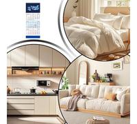 Wall Calendar for the Years 2026 and 2027, 3 Months for the Home, Hanging Calendar for the Wall - For Family, Friends, Kitchen, Bedroom, Apartment and Art Studio