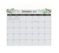 Wall Calendar Monthly Planner Organizer Board With Large Month Mark Weekly Grid Mini Month Views Backing For Metal Doors Suitable for home tasks workplace notes classroom organization, style to 1