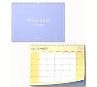 Wall Calendar Pastel Colours September 2025 December 2026 15 Month Family Wall Planner Easy to Write On School Organizer Student A4 UK Bank Holidays and All Important UK dates Listed