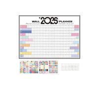 Wall Calendar Planner - Hanging Calendar, 2026 Programming Board Organizer, Large Yearly Planners for Children Office College Office Home Kitchen Classroom Families