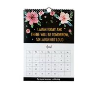 Wall Calendar | Spiral Bound Funny Monthly Organizer | January To December Wall Calendar,for Kids Teacher Indoor School Classroom Offices Home Fridge