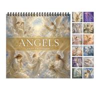 Wall Calendar Spiritual Angel Schedule Management Planner | Monthly Calendar 2027 Planner for Classroom Dining Room Dorm Bedroom Study Mom Grandma Adults