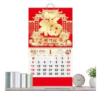 Wall Calendar, Time Management with Detachable Pages, Wall Calendar 12 Months - for Classroom, Dining Room, Dorm, Bedroom, Office, Students, Teenagers, Adults