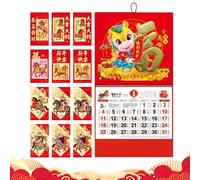 Wall Calendar - Traditional Organisation of the Timetable, Calendar 12 Months to On the Wall | for Students Teachers Family Office Bedroom Dining Room
