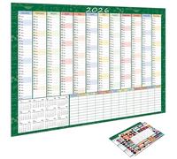 Wall Calender Calendar For Language Learners Easy Mount Design Aesthetic Home Organization Wall Desk decor aesthetic(B)