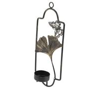 Wall Candle Sconce Candleholder Black Metal Wall Mounted for Home Decor
