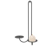 Wall Candle Sconces,2-Arm Candle Sconce - Iron Candlestick Black Wall Candles Candelabra for Wedding Fireplace Decoration