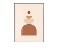 Wall Canvas Brick Red Geometry Kitchen Wall Art Photo Canvas Bedroom Pictures for Wall Bedroom Posters Office Bathroom Pictures Living Room Toilet Prints for Walls No Frame Artwork 50x70cm/1 Pcs