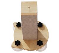 Wall Cat Climber - Wooden Cat, Climbing Step Platform, Space-saving | Robust, Wall Mounted Cat Furniture with Difficulty and Scratch Panels for Indoor Climbing and Relaxing Fun