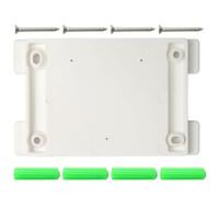 Wall CD Player Fixed Board White Plastic Metal Bracket