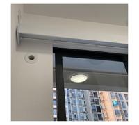 Wall/Ceiling Curtain Track Curtain Rod Cover Box, White Window Valance Box Frame Kit for Tulle/Fabric Drapes, 2 5 15 20 Feet 25 30 FT Heavy Duty Curtain Pelmet Panel