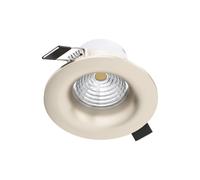 Wall / Ceiling Flush Fixed Downlight Satin Nickel Spotlight 6W Built in LED