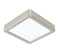 Wall / Ceiling Light Satin Nickel 160mm Sqaure Surface Mounted 10.5W LED 3000K