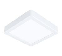 Wall / Ceiling Light White 160mm Square Surface Mounted 10.5W LED 4000K
