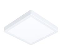 Wall / Ceiling Light White 210mm Square Surface Mounted 16.5W LED 4000K