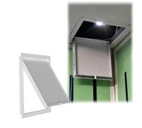 Wall & Ceiling Square Metal Access Panel Door, Flush Mount Inspection Hatch Cover, Concealed Service Door for Plumbing Electrical Maintenance(380x380mm/15x15in)