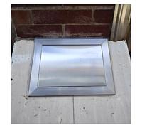 Wall/Ceilings Mount Removable Access Panel for Drywall Stainless Steel, 30x40 15x15 20x20 30x30 20x25 Touch Latch Wall Hole Cover Plate Service Door(5x6in/13x15cm)