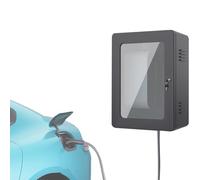 Wall Charger Station Box EV Charging Cover Protector Sleek One-Piece Design Compatible with Various Charging Stations Grey Finish for Ultimate Protection