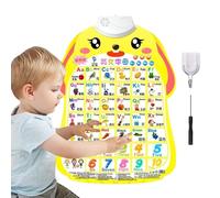 Wall Charts for Learning, Learning the Wall Chart | Electronic Number of Walls - Interactive Fruit Vegetable Number Alphabet Poster with Ages 1 to 6