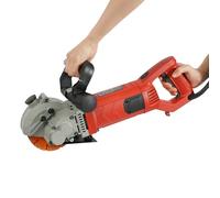 Wall Chaser 5500W, 6500 RPM Wall Chaser with Dust Extractor, Concrete Saw Dust-Free with Water Pump, 42mm Max. Groove Cutting Width, 41mm Channel Depth, with 133mm Diameter Blades