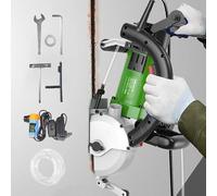 Wall Chaser Cutting Machine 5000W | 6500RPM Dust-Free Slotting Tool with Water Pump | Includes 5 Blades for Notching Up to 38mm