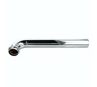 Wall Chrome-Plated Brass Pipe with a 90 Degree Arc x 300 mm Length for Siphon Trap